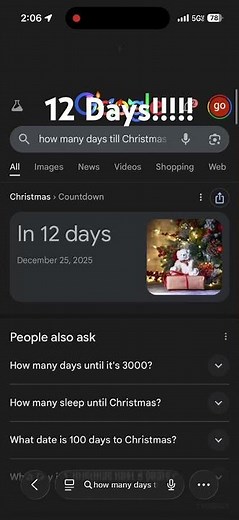 12 Days!!! #xmas #christmas #santa 🎄🎄🎄