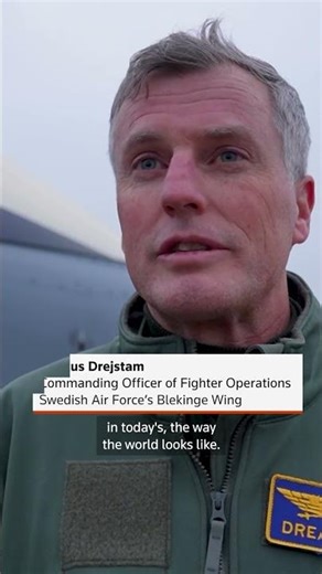 Nordic jets fly in Christmas-tree formation over Sweden, Denmark