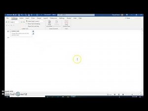 Word Module 9 Outline View 1