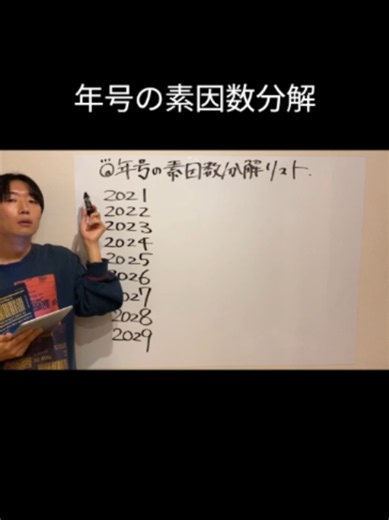 年号の素因数分解の解き方｜5分でわかる数学