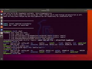 BeEF Install on Ubuntu 18.04 (Very Quick)