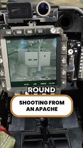 Firing a 30MM Round From An Apache Helicopter