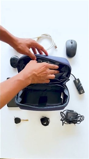 Best Way to Organize Your Tech Accessories ✨ #TechPouch