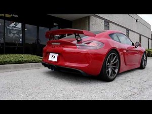 Top Speed Pro1 Full Titanium Porsche 981 Boxter Cayman GT4 Exhaust System