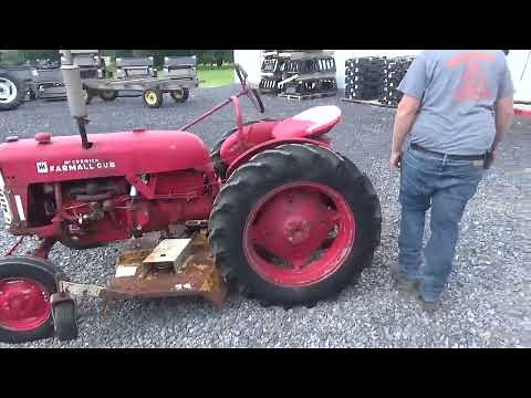 Farmall Cub Lo-Boy LoBoy Tractor With Woods 59 Belly Mower Deck Nice Condition For Sale Mark Supply
