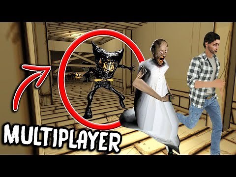 Granny vs Bendy & The Ink Machine MULTIPLAYER... (Bendy KILLS Granny?!)