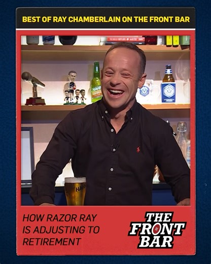 The one and only Razor Ray made a special appearance at the bar earlier this year 👑 | The Front Bar
