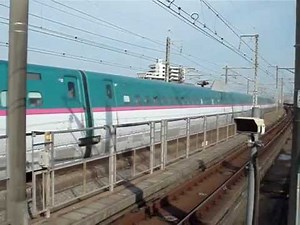 東北新幹線E5系はやぶさ 武蔵浦和駅通過