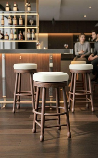 Handmade Teak Wood Swivel Bar Stool | 360 Swivel Counter Height Chair | 24, 26 & 30 Inch Bar Stool | Handmade Custom Bar/counter Chair. - Etsy