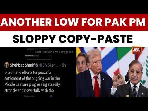 Pak In Crisis: Shehbaz Sharif's 'Draft' Post on Iran-US Ceasefire Sparks Social Media Storm