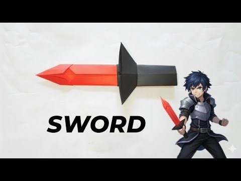 How to Make Easy Paper Sword | Ninja Things with Paper | Paper Weapons