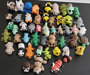 Mini & Micro 3D Printed Animals – Choose Your Own | Articulated Fidget Toys and Desk Pets - Etsy