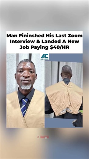 Man Lands $40/HR Job After Final Zoom Interview — Never Give Up! 💼🎉#job #shorts