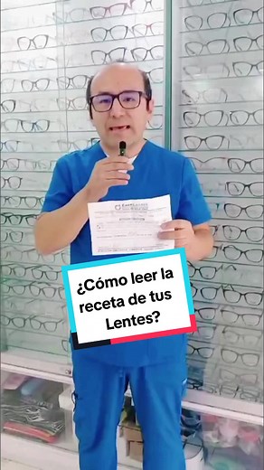 Cómo leer la receta de tus lentes de forma fácil