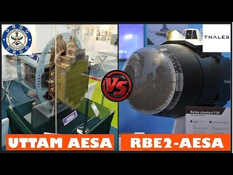 Indian Defence News:Uttam Aesa Radar vs Elta 2052 vs RBE2 Aesa Radar comparison in Hindi