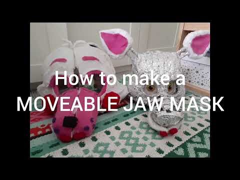 How to make a MOVEABLE JAW MASK [Best and Easiest Way]