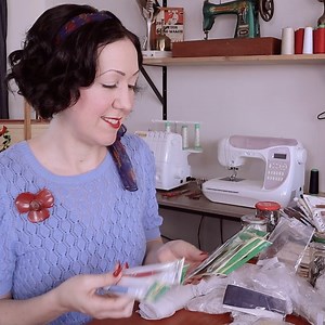 50 reactions · 13 comments | Everything is better thrifted, including sewing supplies! Todays Youtube video is my lastest thrift haul, https://youtu.be/qJr_OqCMqdg to watch it now! I almost never look at those random jars of buttons... but I'm so glad I did this time! Because this one was a treasure!!! What the most surprising sewing related thing you have thrifted or found? #sewing #sewinghaul #sustainablesewing | Evelyn Wood - Vintage Fashion House | Facebook