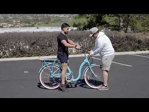 Simple Step Thru E Bike Sizing for Riders 4'11" to 6'3" - Step Through Electric For Easy Mounting