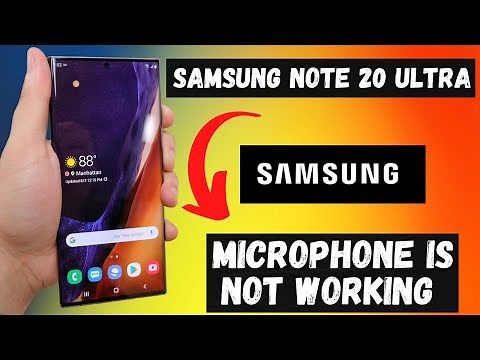 How to fix Samsung Note 20 ultra microphone / Microphone is not working / Mic not working while call