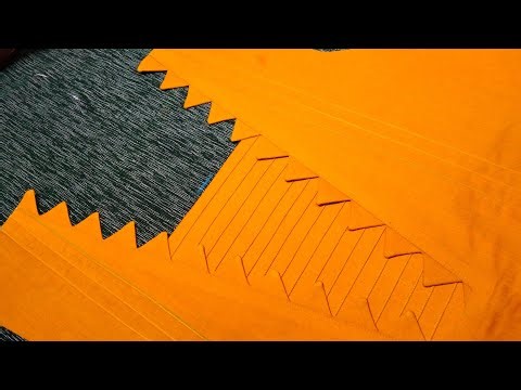 V Neck design cutting and stitching|| kurti neck design with pentex|| gala design 2025||