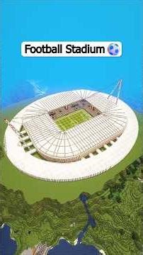 Minecraft Allianz Stadium Football Stadium ⚽ - Link in bio 📝 Build by ‪@Talyuli‬ #minecraft