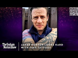 James Norton Looks Hard w/ Fake Tattoos 🤨 The Graham Norton Show | Fridays at 11/10c | BBC America