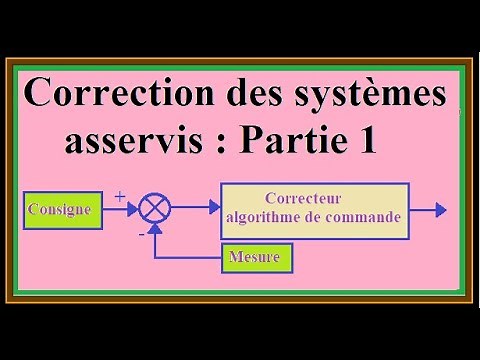 Correction des systèmes asservis: Partie1
