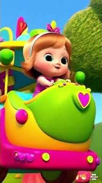 My First Bus Ride! Lily the Girl's Glass Seat and Driver Wink Song #kidsvideos #busridesong #kids