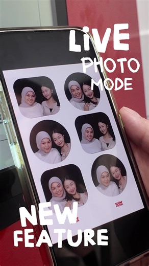 Wait, your photobox doesn’t move? 🤨📸 Ours does now! Say hello to ‘Live Photo Mode’. Get your prints, your gifts, and a cinematic video of your session all in one go. 🎞️🔥 Don't just take a photo, make a memory that lives. ☁️ #livemode #photobox #soomistation #newfeature #fyp