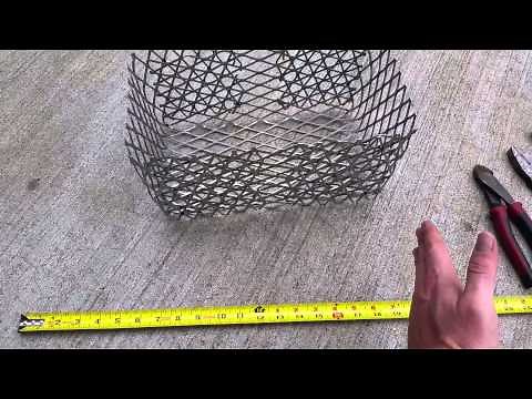 Charcoal basket for bbq smoker no weld