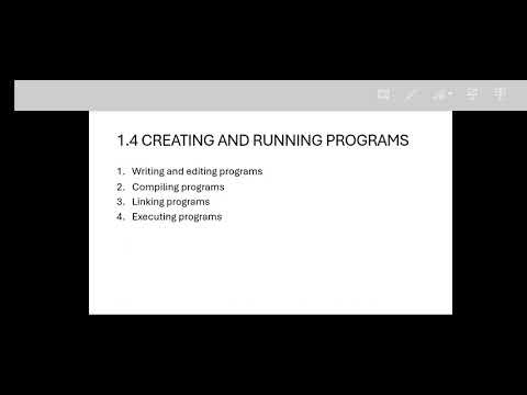 Creating and Running Programs