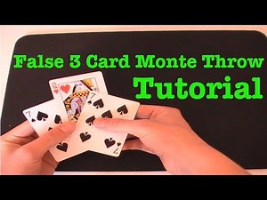 3 Card Monte Throw (Magic Tutorial)