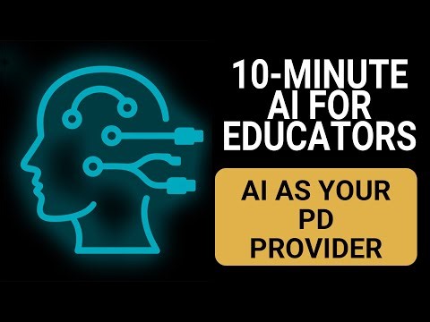 6 Ways to Individualize Teacher PD - 10-minute AI for Teachers