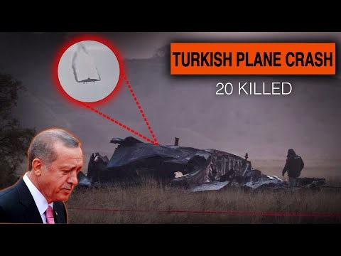 Turkish C-130 Hercules Breaks Apart MID-AIR in Georgia Nov 11