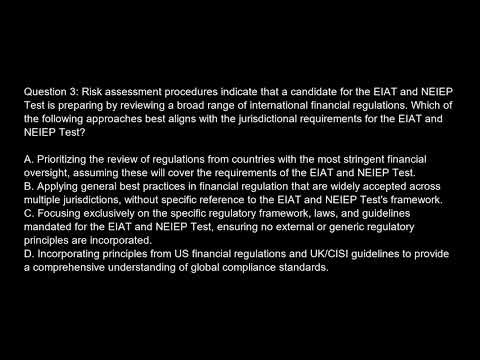 EIAT and NEIEP Test Free Practice Test video