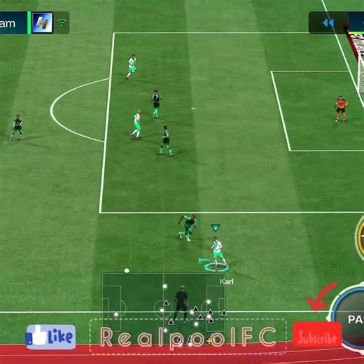 Beautiful Team Build up Passing and Goal #fcmobile #fcmobileid