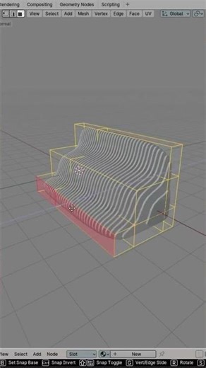Parametric bench | Geometry Nodes