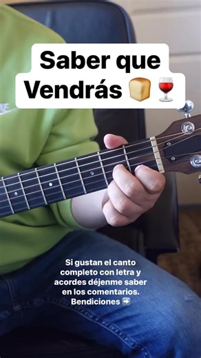101K views · 3.2K reactions | Saber que vendrás tutorial de guitarra alabanza acordes | Franky Soto | Facebook