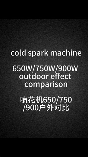 High-End Sailwin Cold Spark Machine 900W 650W DMX EU Stock - Stage Fireworks Effect for DJ Disco Wedding Club