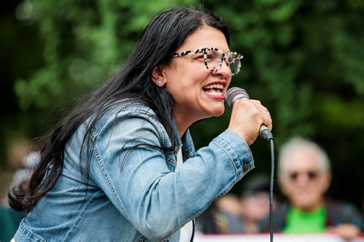 Rep. Rashida Tlaib leaves Trump’s State of the Union speech, says he ‘killed Americans’