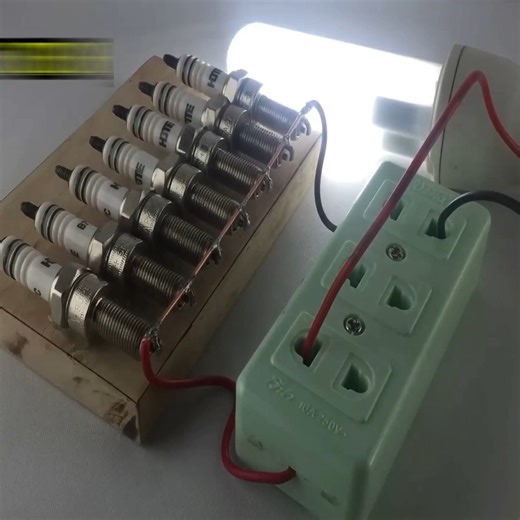 17K views · 251 reactions | New Science project Free Energy Generator Using 7 Spark Plug #trending #diy #viral #gernator #electricity | Deep side | Facebook
