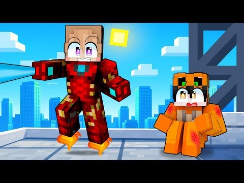 AKU MENJADI IRON MAN UNTUK SELAMATKAN TEMANKU DI MINECRAFT!!