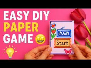 Easy DIY Paper Game | Paper Game without glue