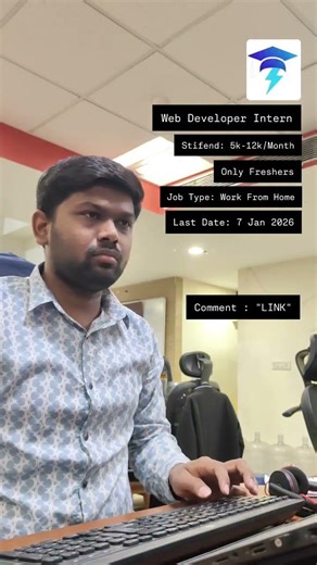 Skillbot dev is hiring for the Web Developer||#shorts #ytshorts #youtubeshorts #utsavchavda