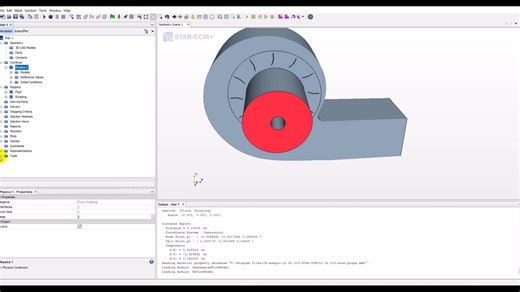 基于 STAR CCM+模拟风机速度场（ROTATING FAN）