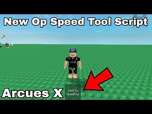 Arceus X Op Speed Tool Script 🔥