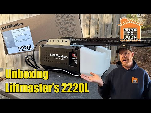 Unboxing the NEW LiftMaster 2220L Garage Door Opener | Door to Door Garage Doors
