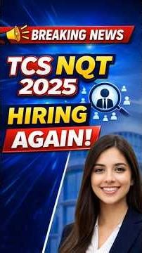 TCS Free Hiring 2025 | TCS Hiring Again 🔥#shorts