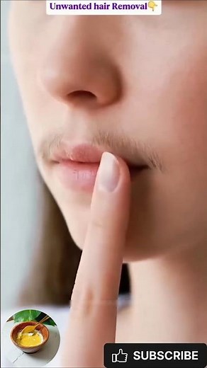 Remove Unwanted Facial Hair #shorts #skincare #beauty
