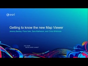 Getting to Know the New Map Viewer